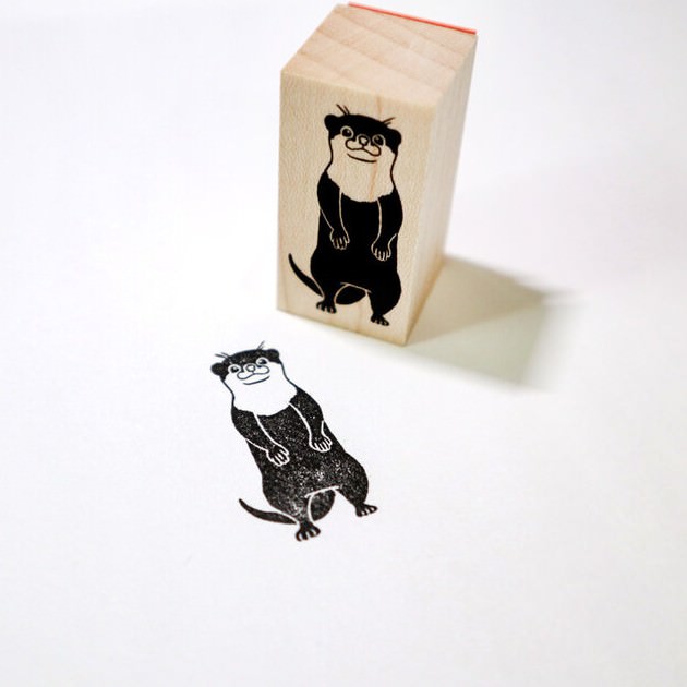 Shimashima おすましカワウソはんこ